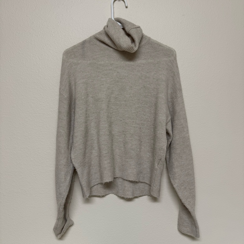 H&M beige Cowl Neck Sweater